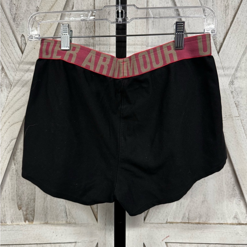 Under Armour Women's Athletic Shorts in Black and Pink - Picture 5 of 5